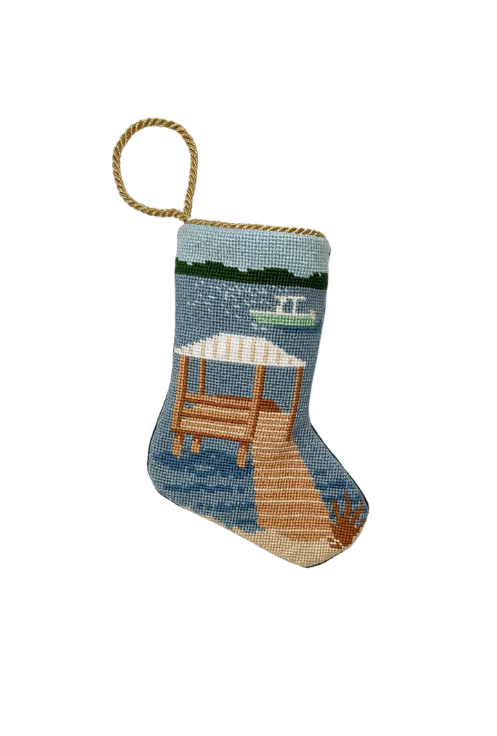 Boat on the Bay Bauble Stocking