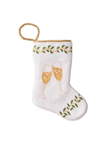Champagne Toast Bauble Stocking