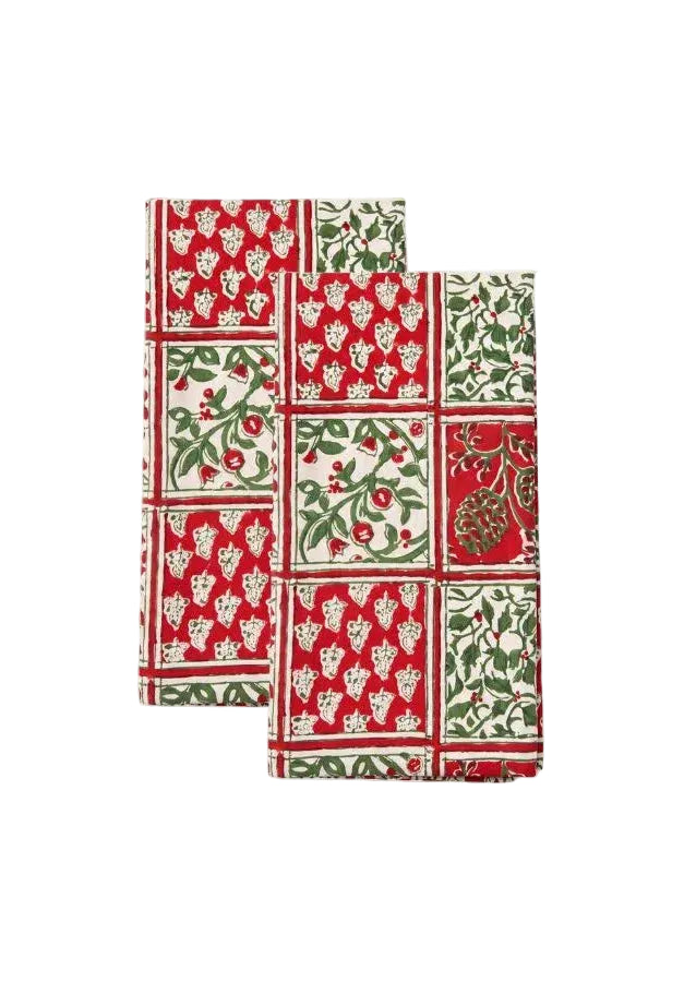 Holiday Patchwork Towel