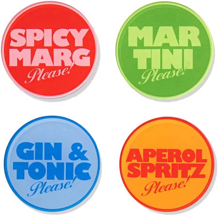 Drinks on Me Coasters