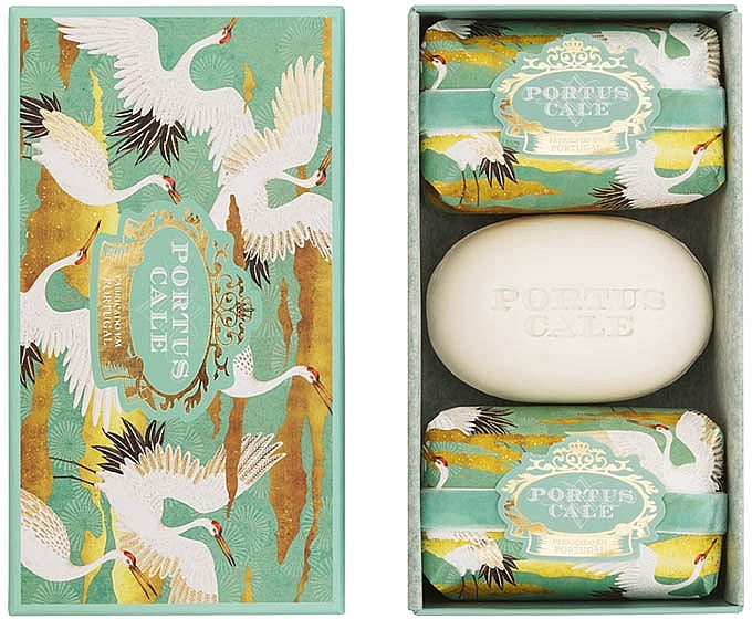 White Crane Soap Set