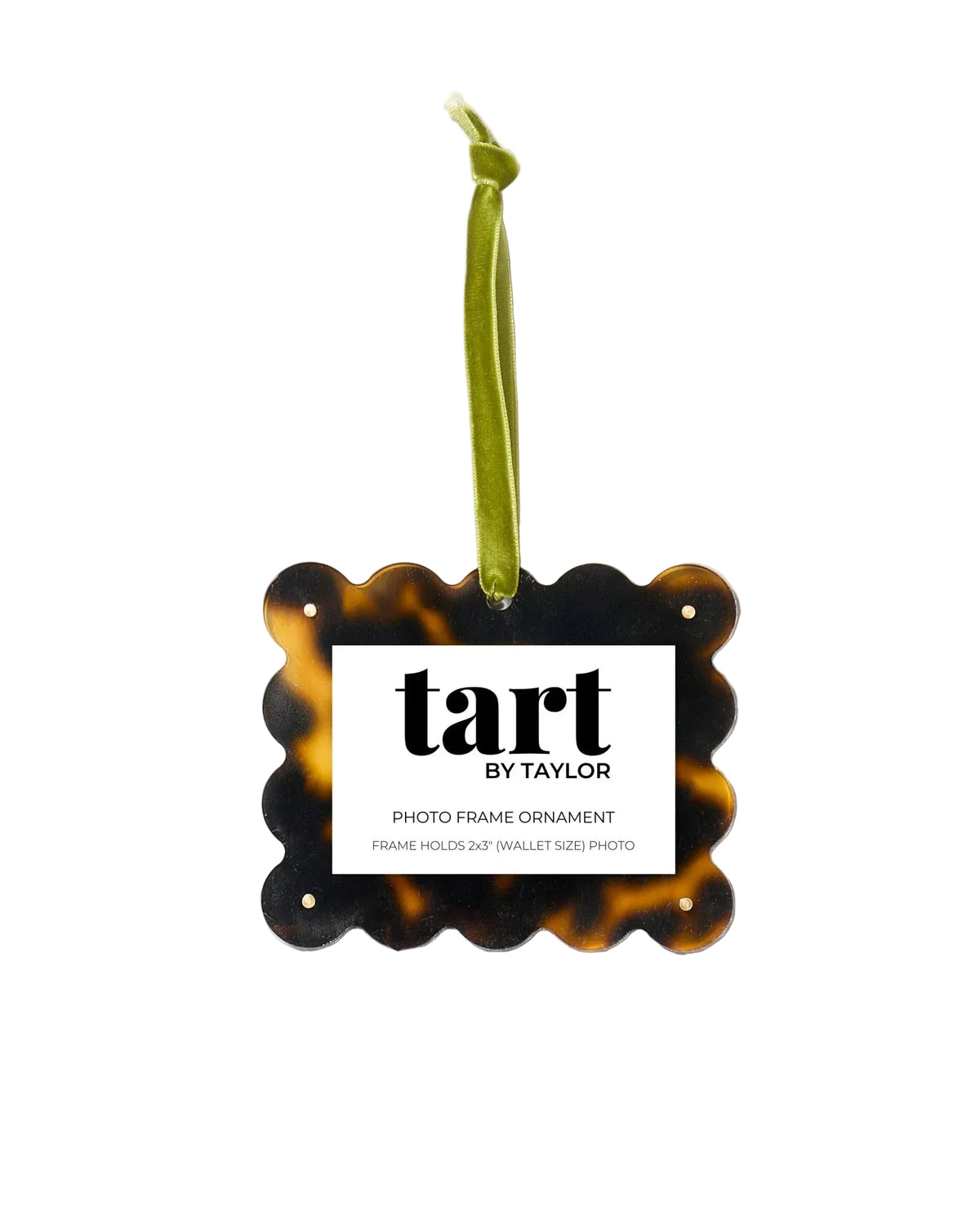 Tortoise Acrylic Frame Ornament