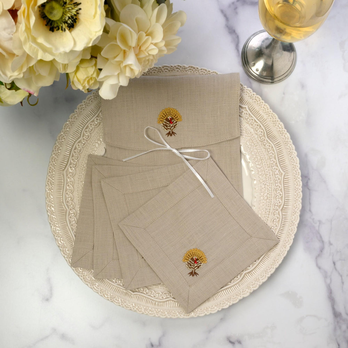 Turkey Cocktail Napkin Set