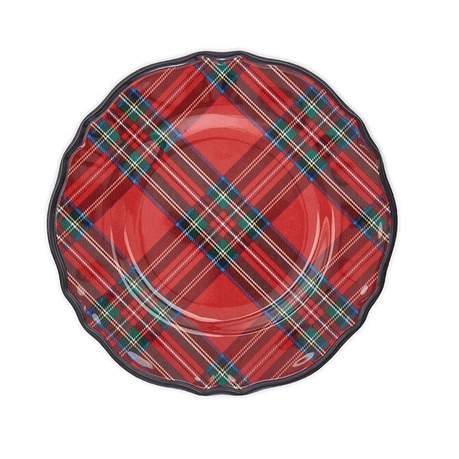 Tartan Melamine Dinner Plate