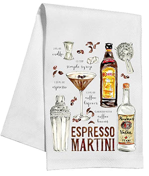 Espresso Martini Kitchen Towel
