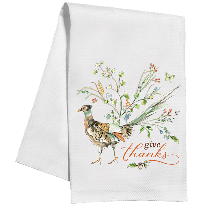 Give Thanks Pheasant Towel
