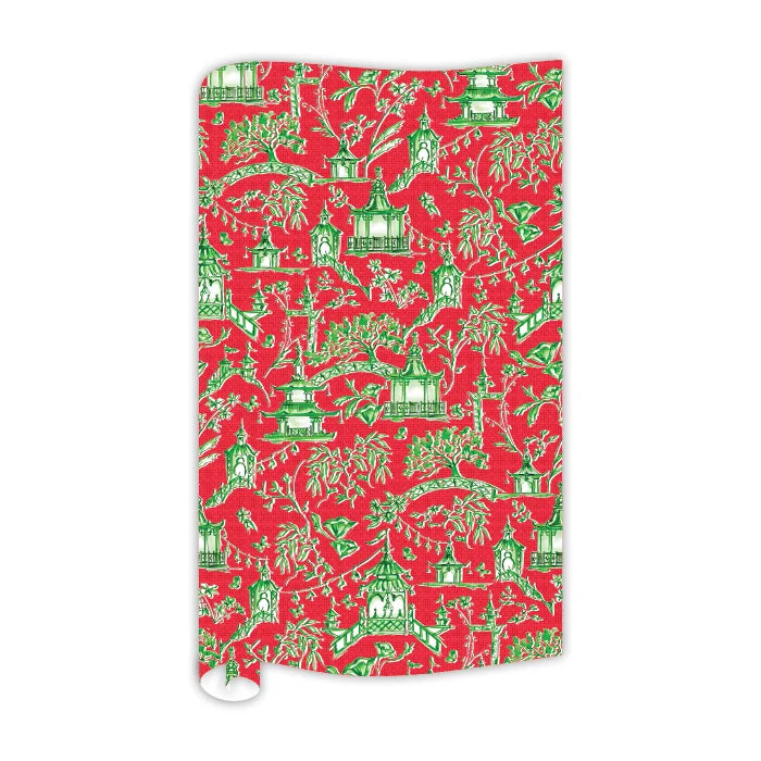 Christmas Pagodas Wrapping paper