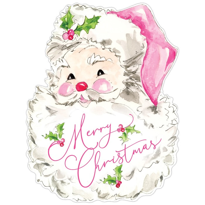 Pink Santa Paper Placemats