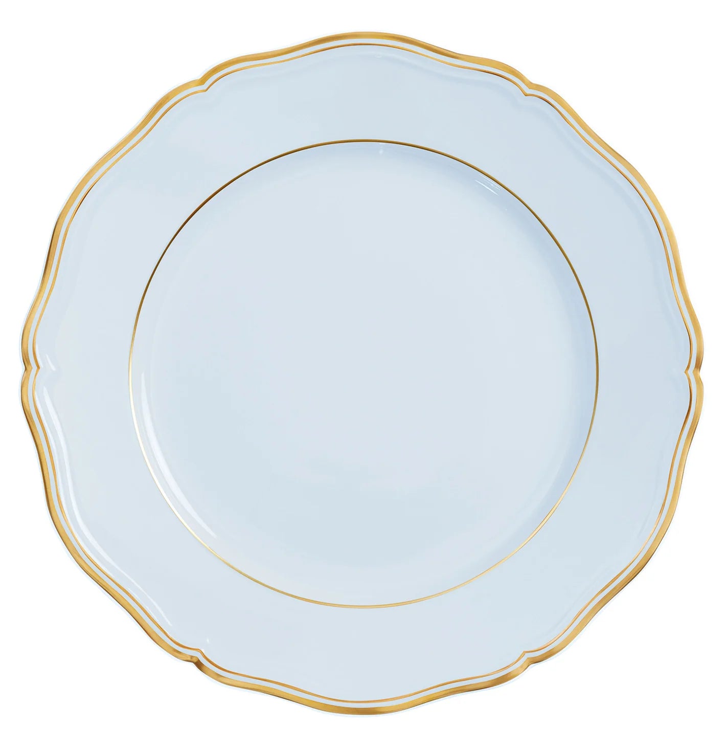 Mazurka Or Blue Grey Buffet Plate