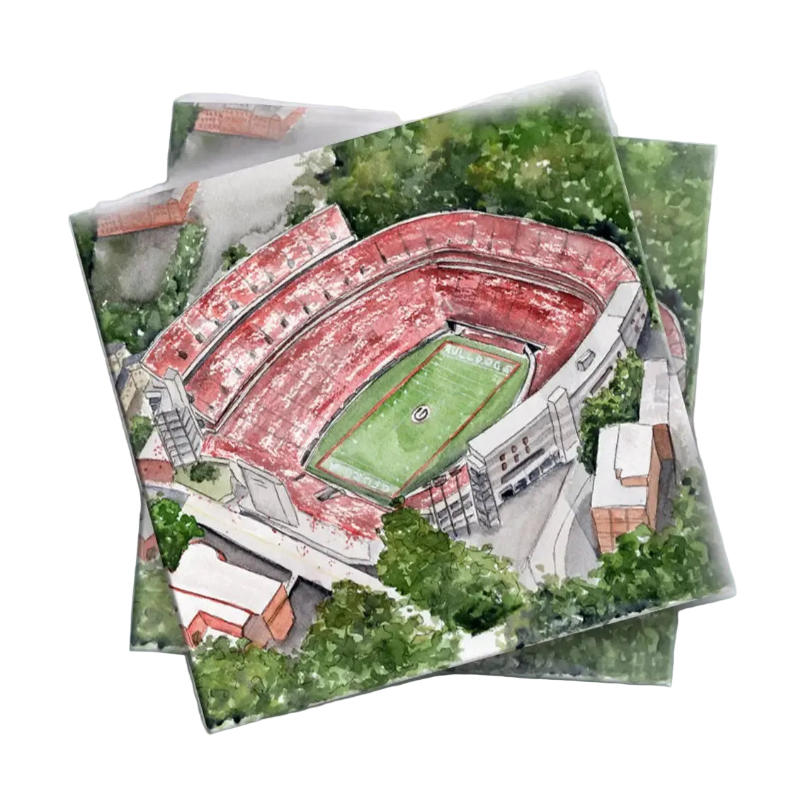 Georgia Stadium Cocktail Napkins