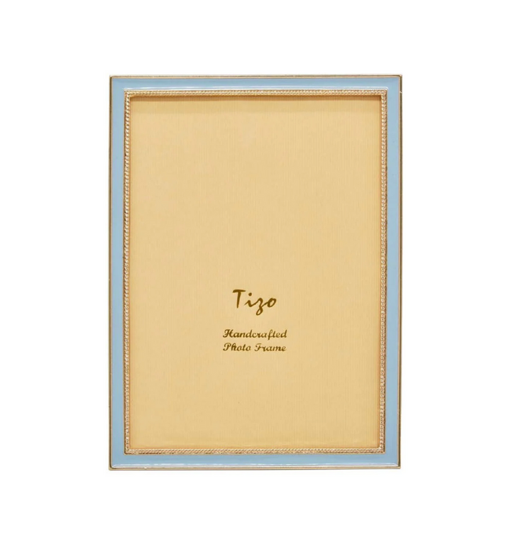 4 X 6 Enamel Baby Blue Frame