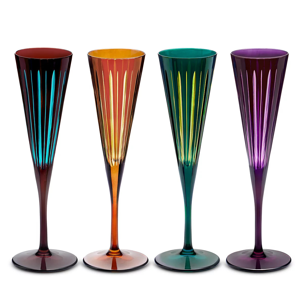 Assorted Prism Champagne - Set of Four
