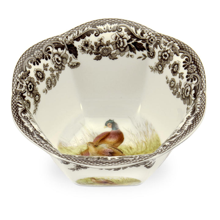 Pheasant Motif Woodland Nut Bowl