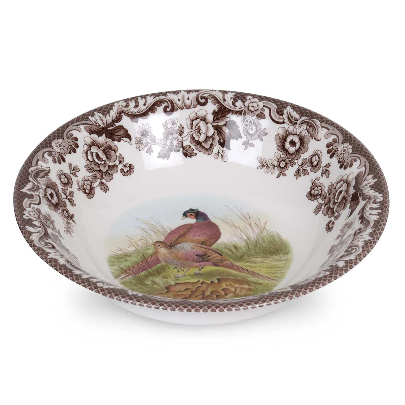Pheasant Motif Woodland Bowl