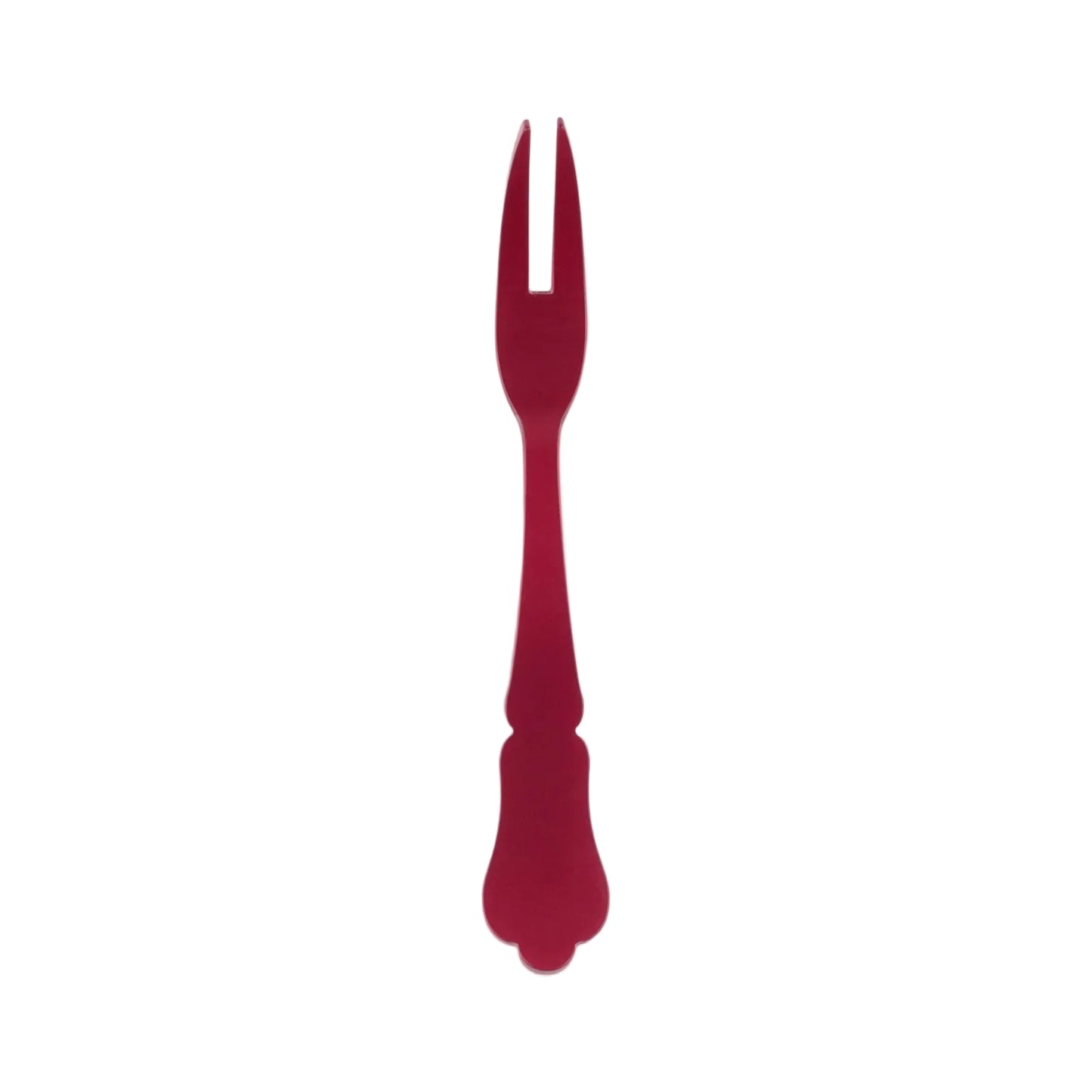 Red Cocktail Fork