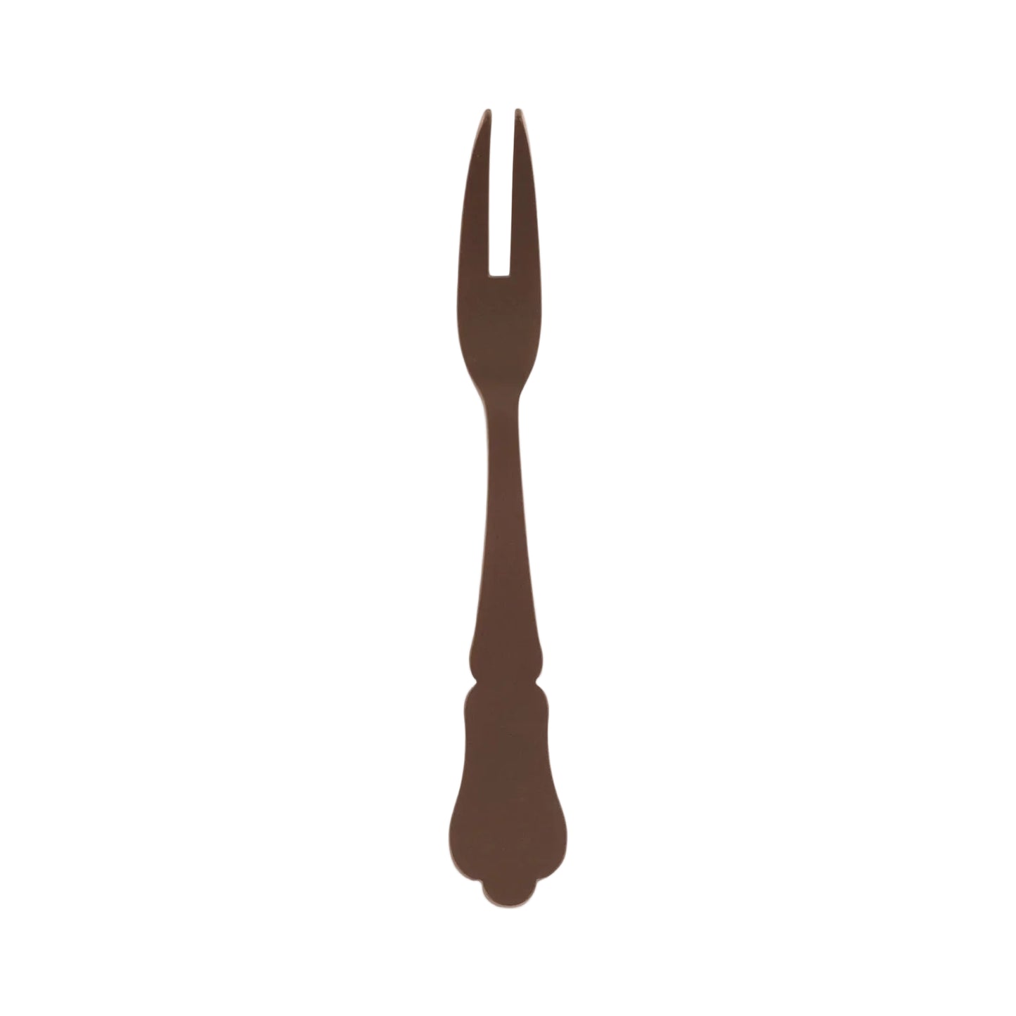 Brown Cocktail Fork