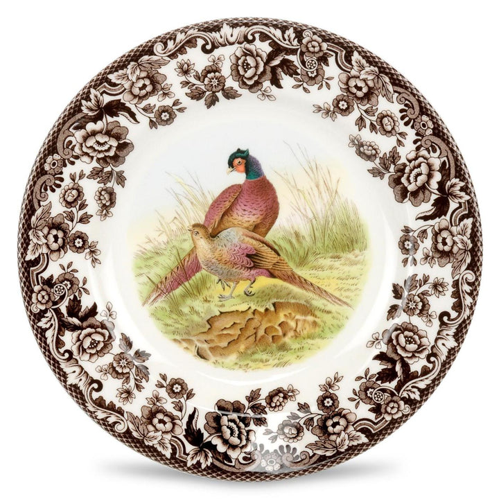 Pheasant Motif Woodland Salad Plate