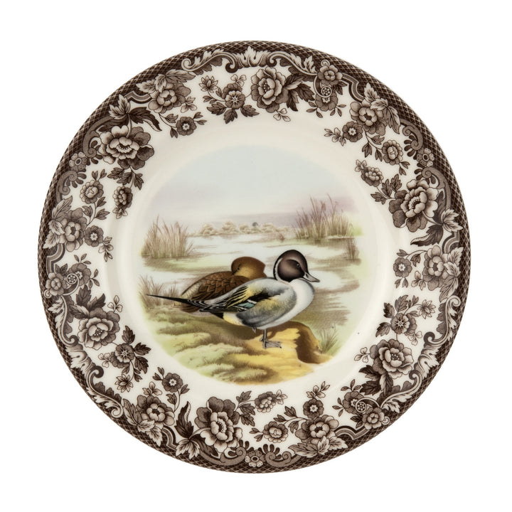 Pintail Motif Woodland Salad Plate