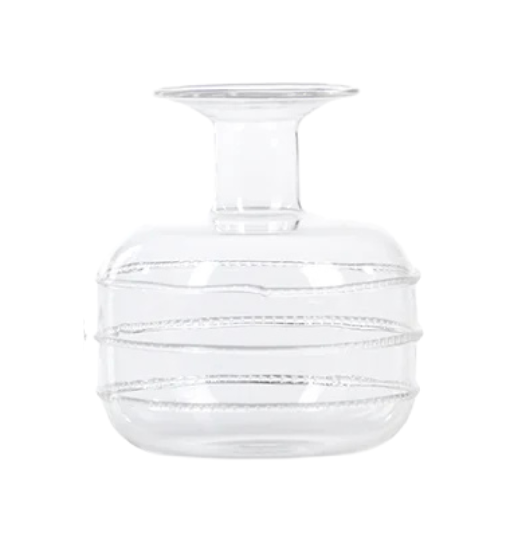 Striped Glass Vase