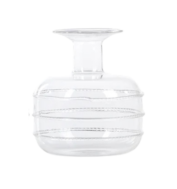 Striped Glass Vase