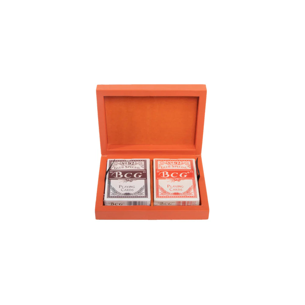 Orange Poker Card Set