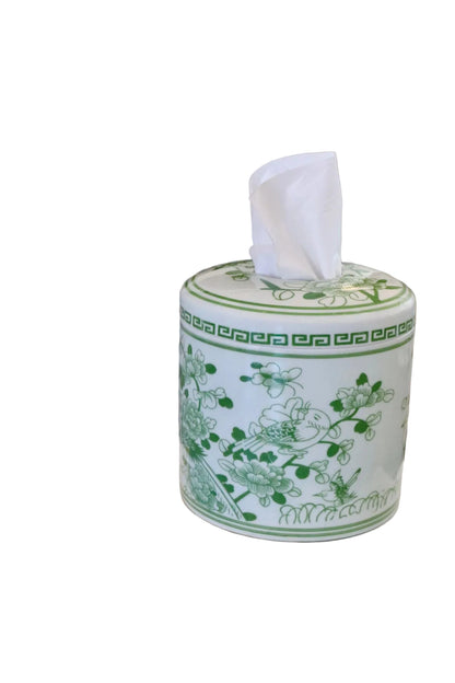 Round Ceramic Tissue Box