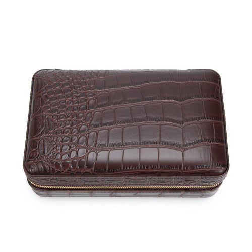 Dark Brown Travel Humidor