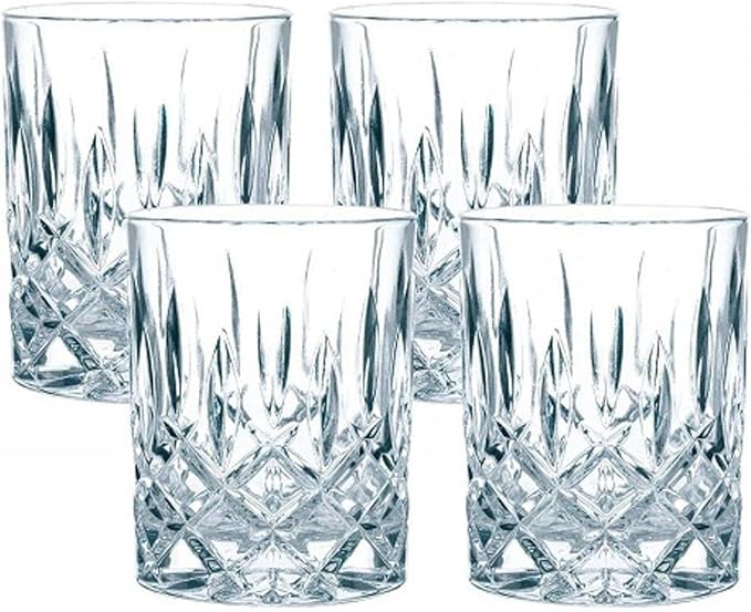 Crystal Whisky Tumblers Set of Four