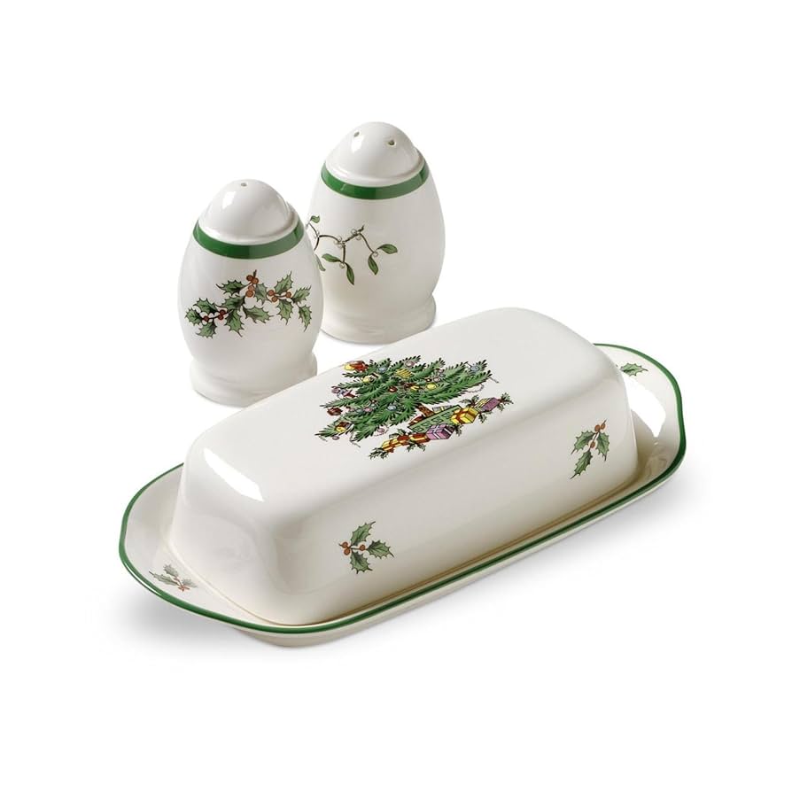 Christmas Tree Salt and Pepper Shakers