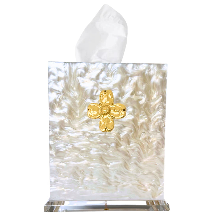 Dogwood Pearl Tissue Box Cover