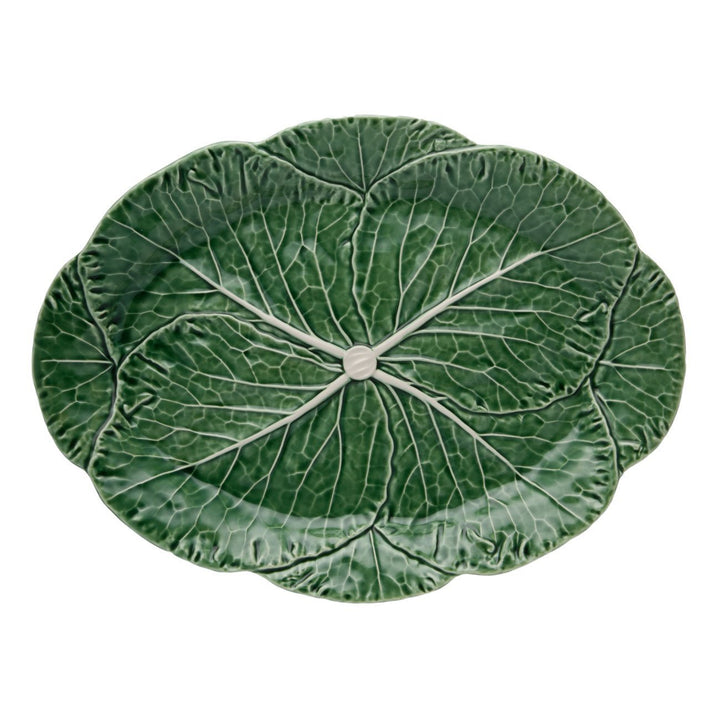 Green Cabbage Platter 17"