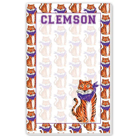 Clemson Tiger Notepad