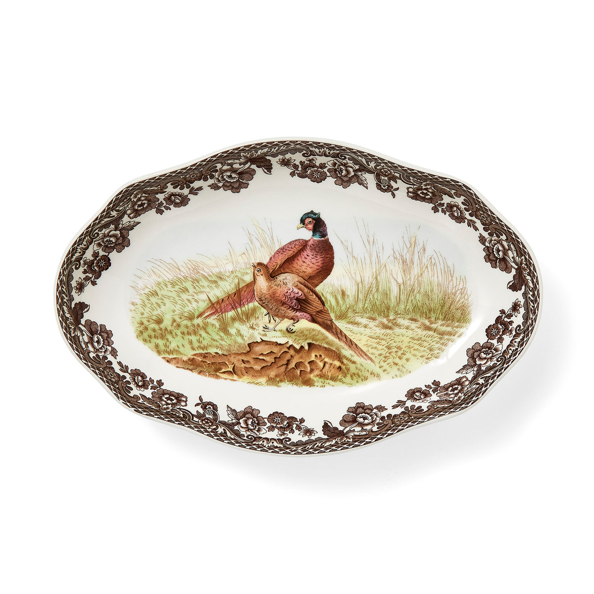 Pheasant Motif Woodland Pickle Dish
