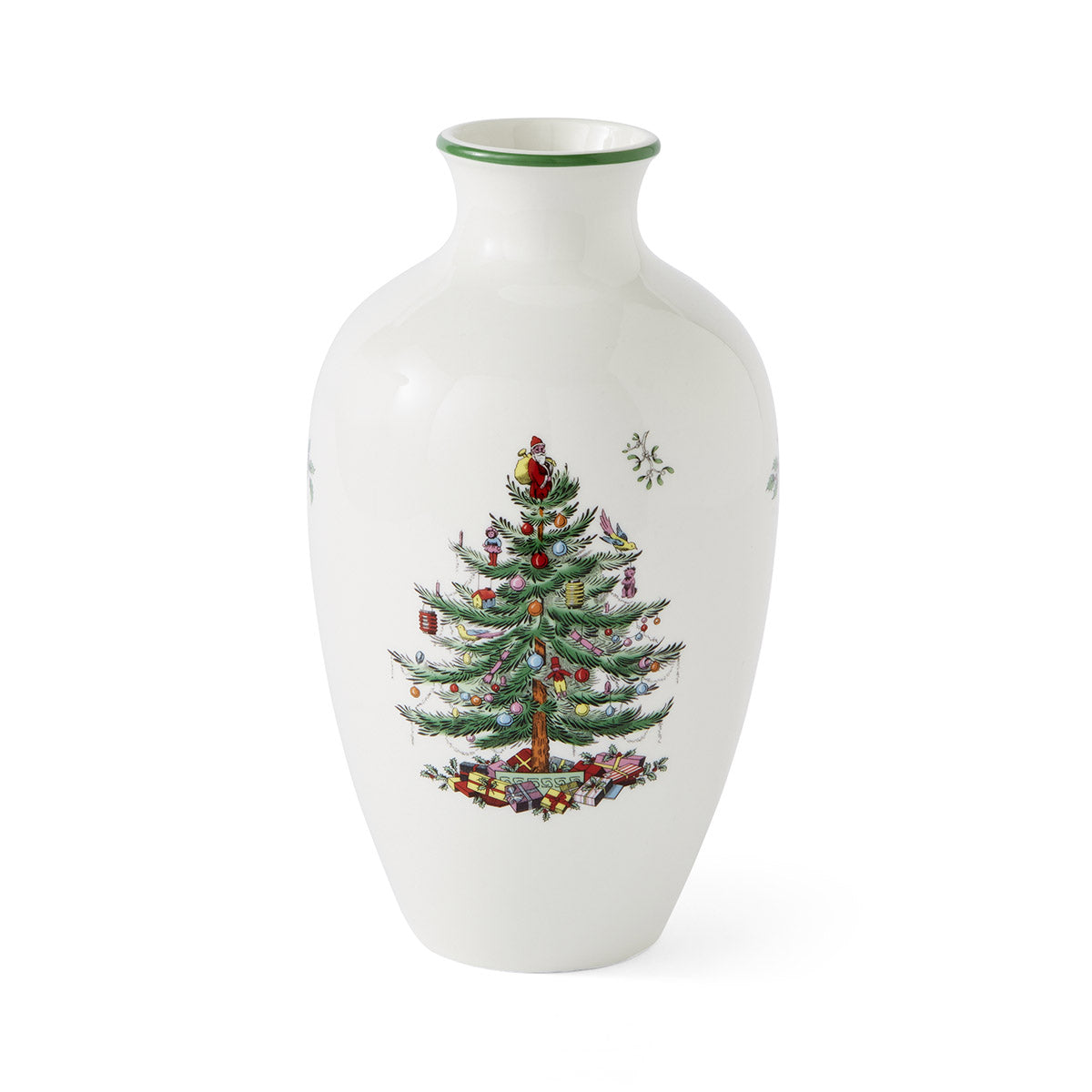 Tall Christmas Tree Posy Vase