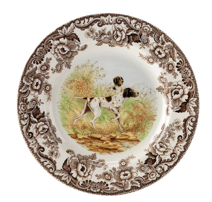 Pointer Motif Woodland Dinner Plate