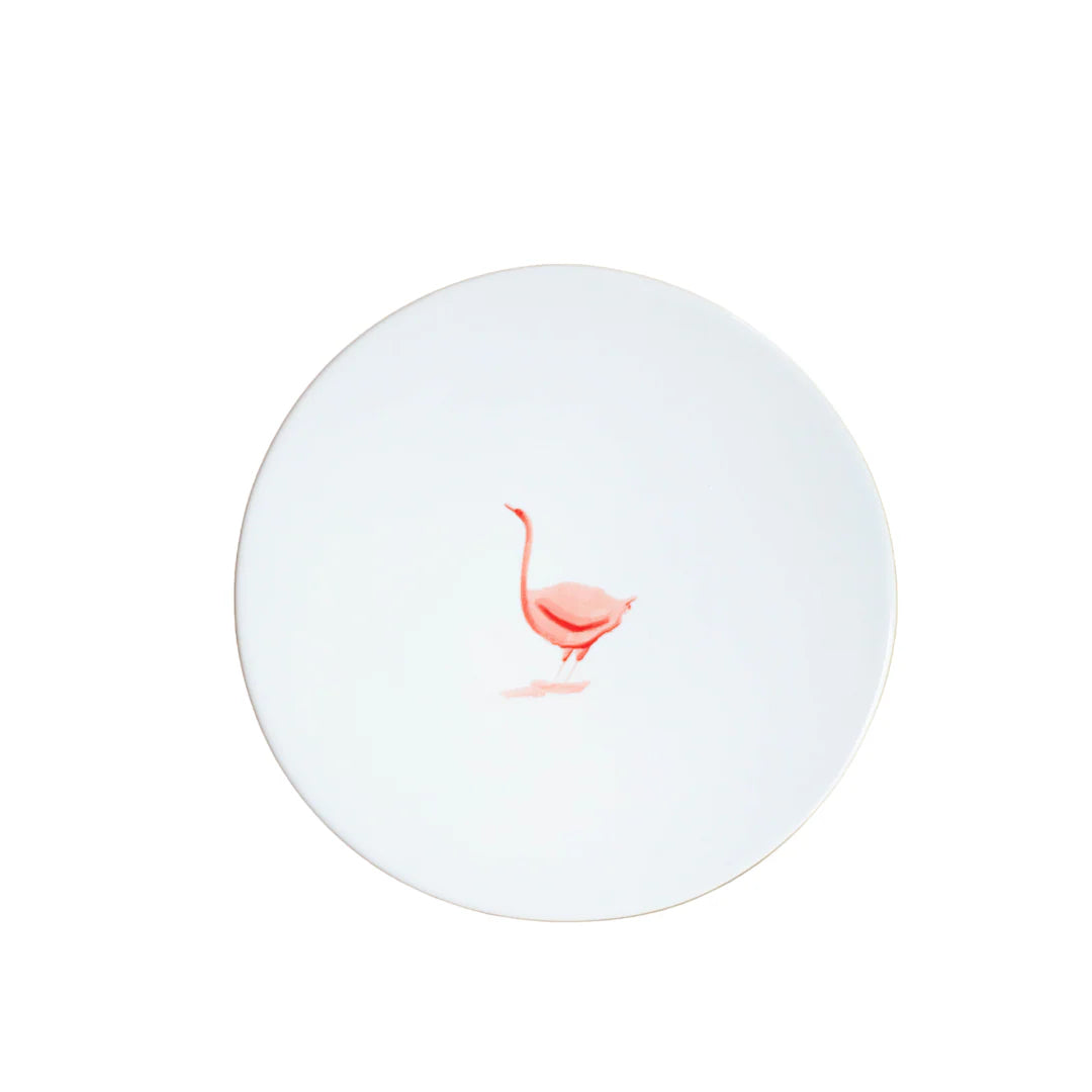 Coral Goose Polly Dessert Plate