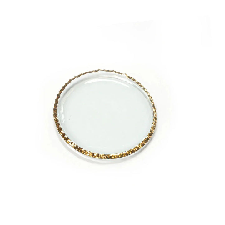 Gold Edgey Hors D'oeuvre Plate