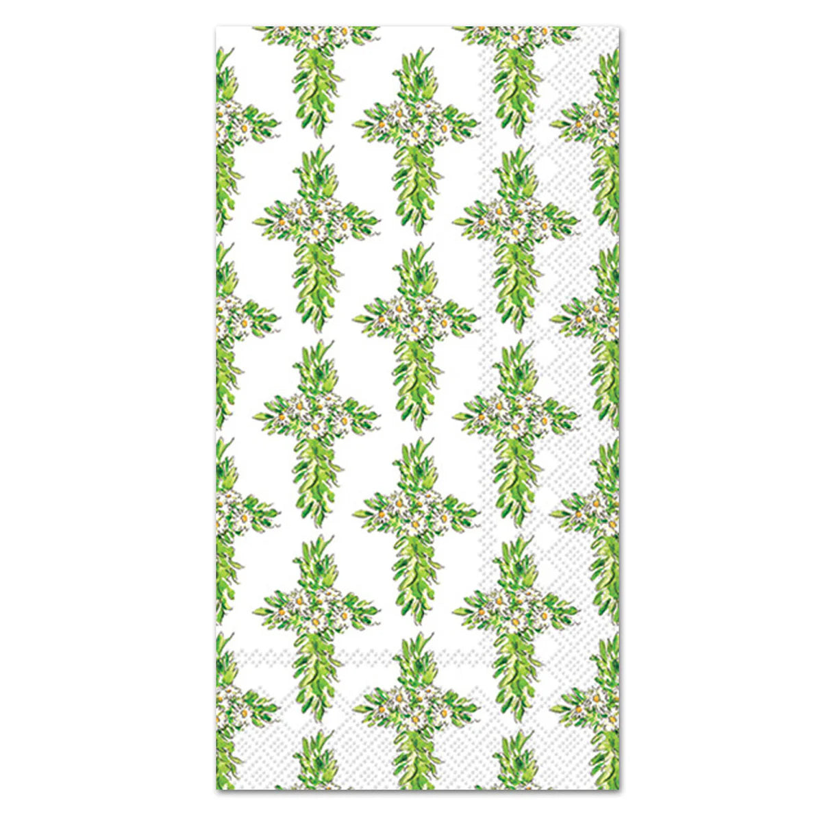 Floral Cross Paper Guest Napkins