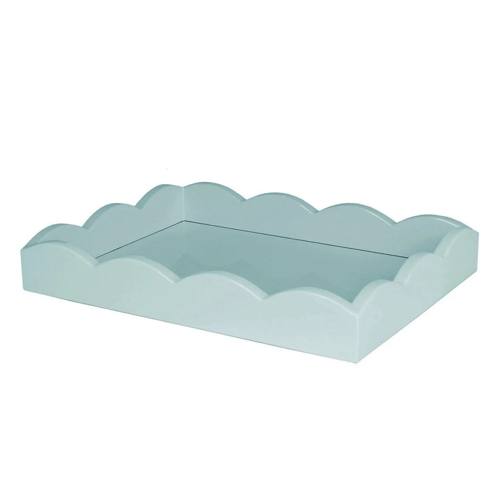 Eau De Nil Scalloped Tray