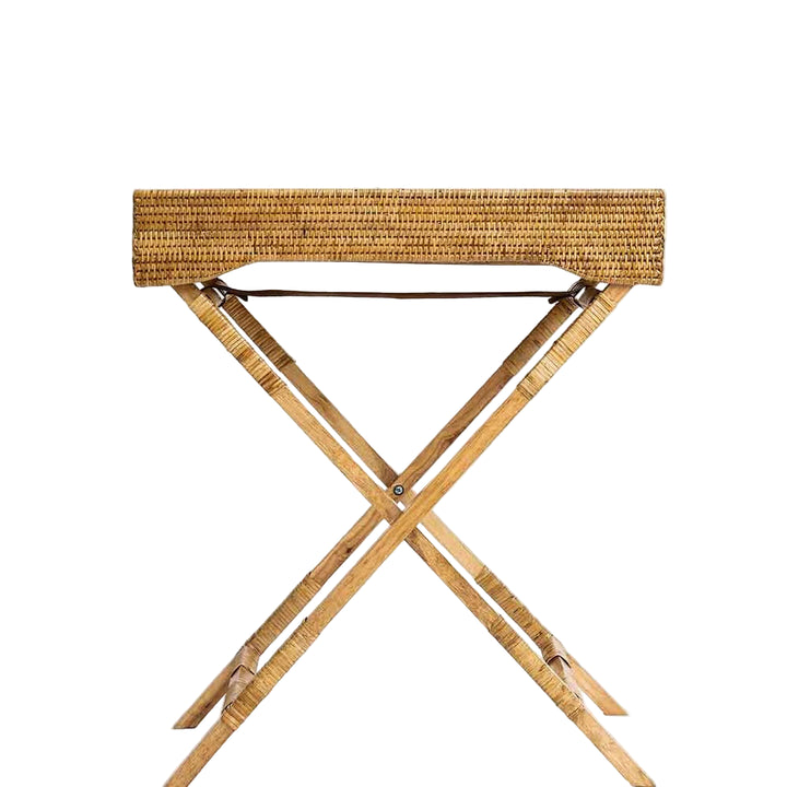 Woven Rattan Butler Tray