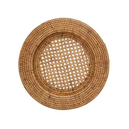 Honey Rattan Charger