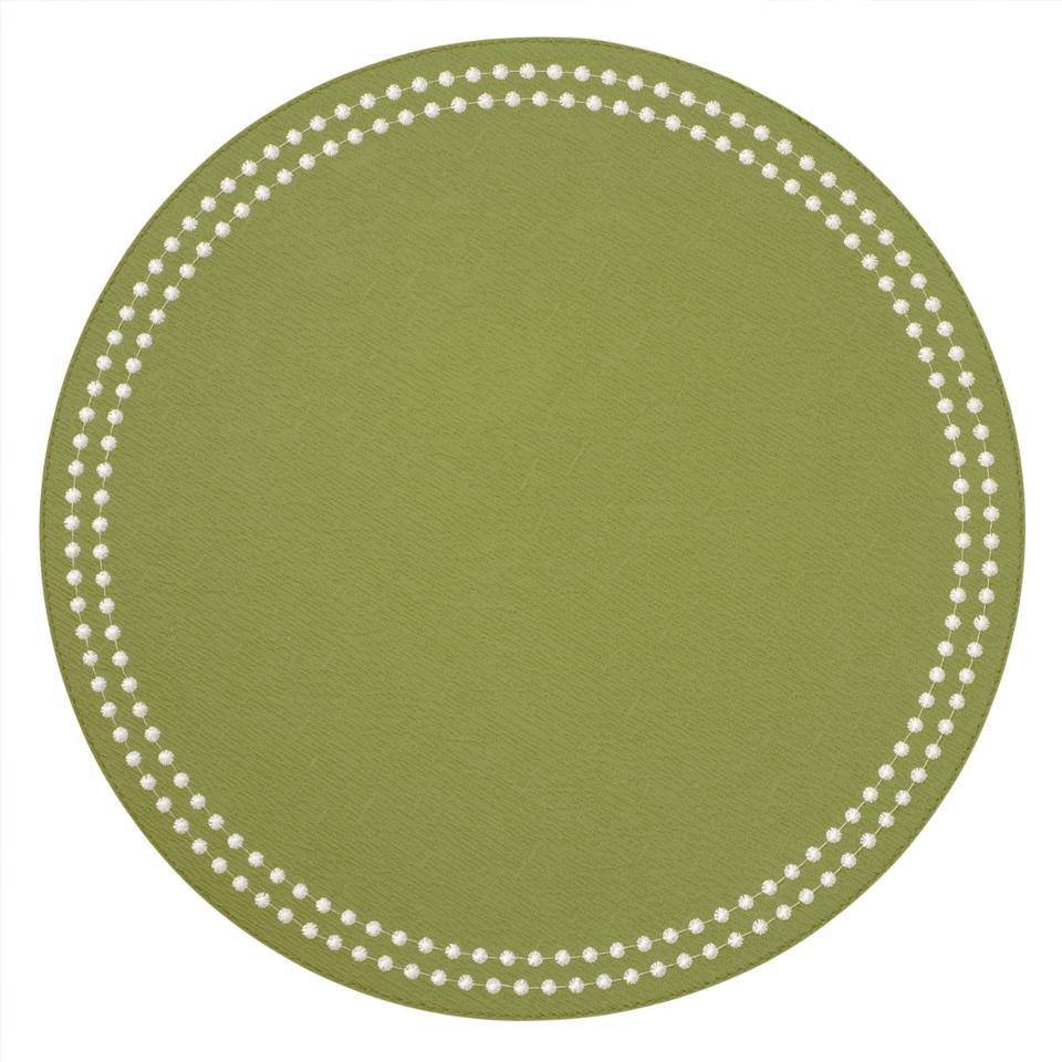 Pearls Grass White Placemats