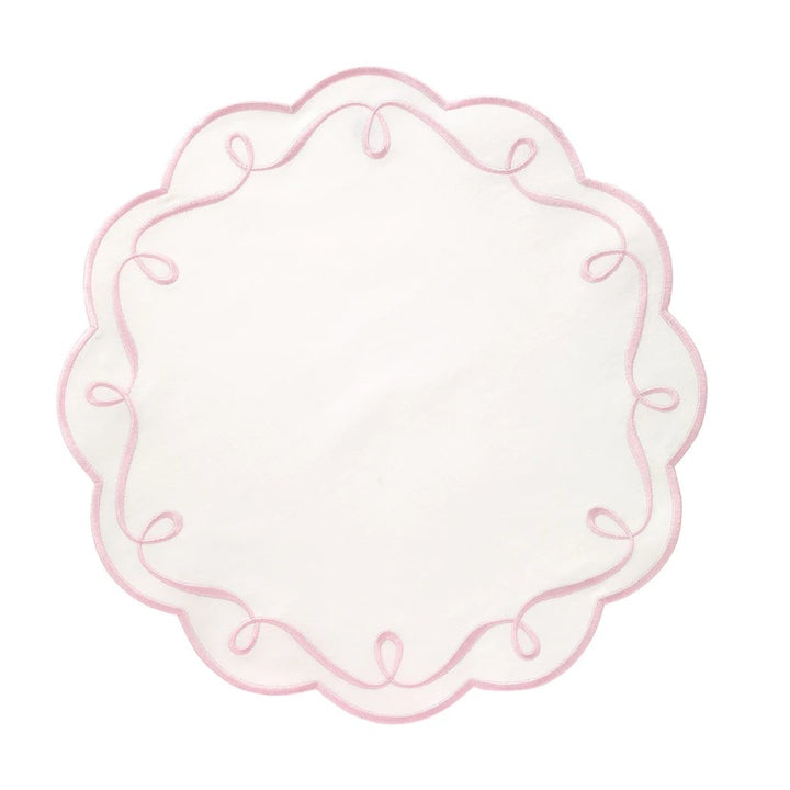 Ribbon Twirl Rose Placemats