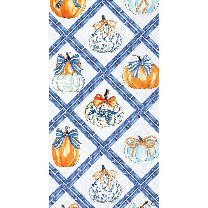 Chinoiserie Pumpkins Paper Guest Napkins