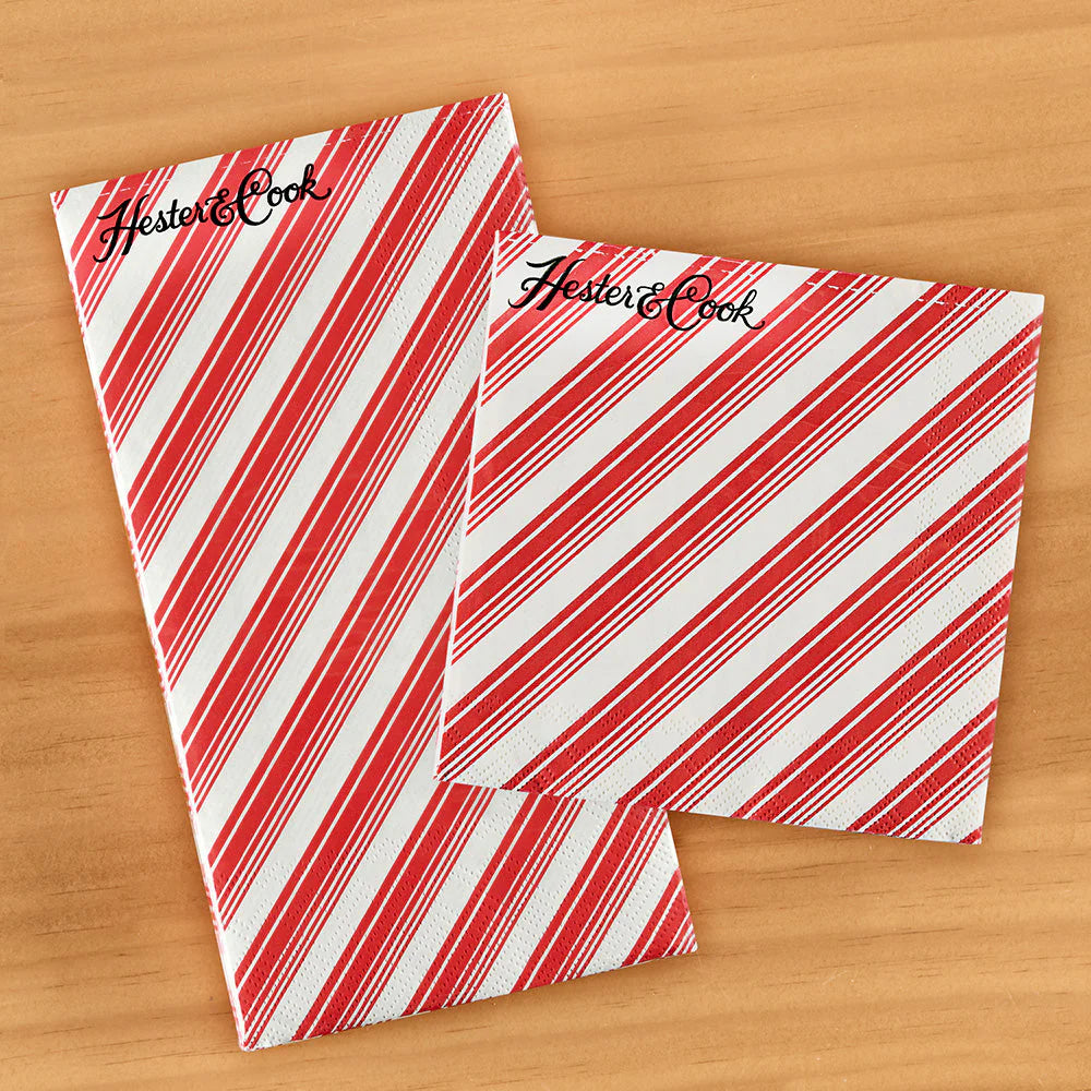 Peppermint Guest Napkins