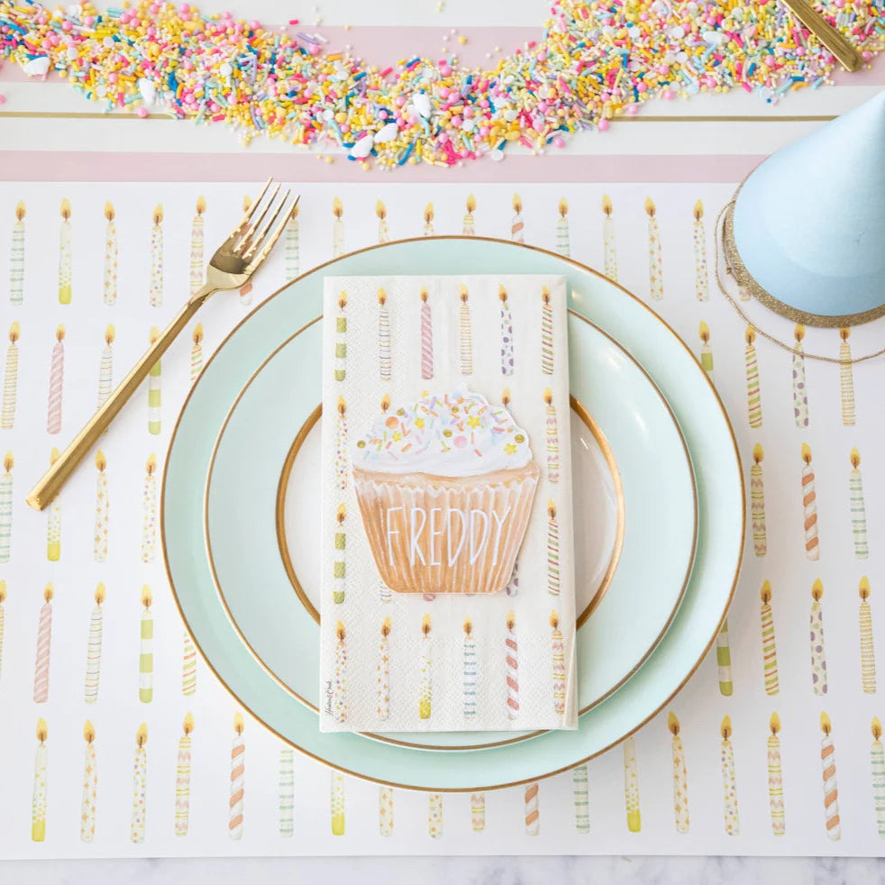 Birthday Candle Paper Placemats