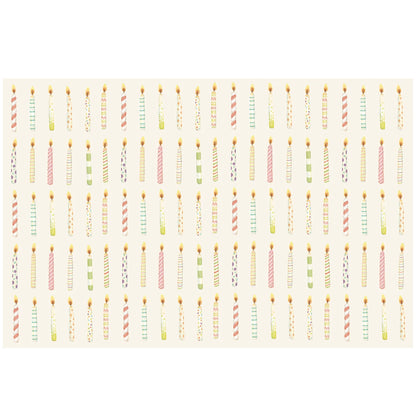 Birthday Candle Paper Placemats