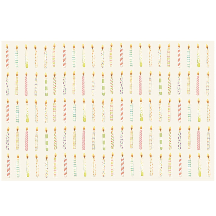 Birthday Candle Paper Placemats