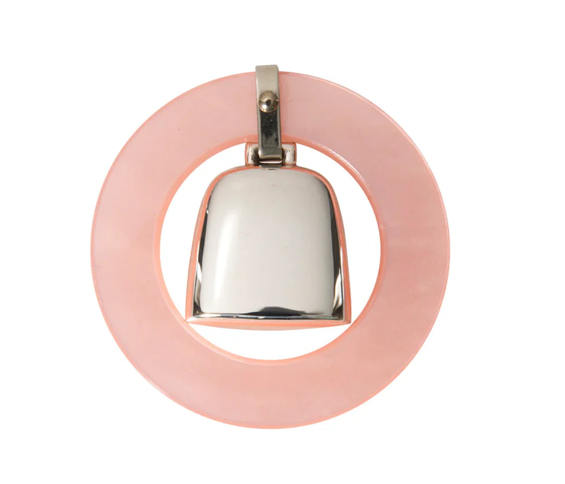 Pink Sterling Teething Ring