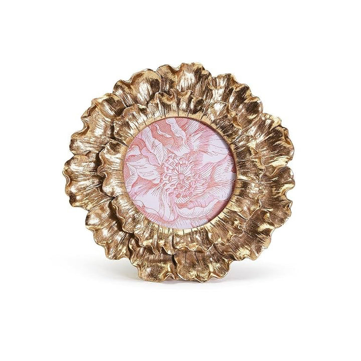 4 X 4 Golden Flower Frame